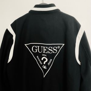 GUESS Mens Varsity Jacket SZ L